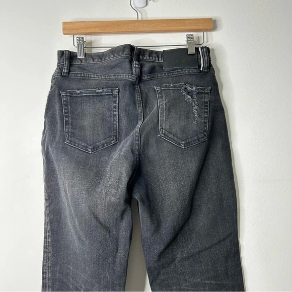 Moussy Vintage Alhambra Flare-Hi Jeans Wide Leg Black Women’s 29 Western‎ Grunge - Picture 9 of 12